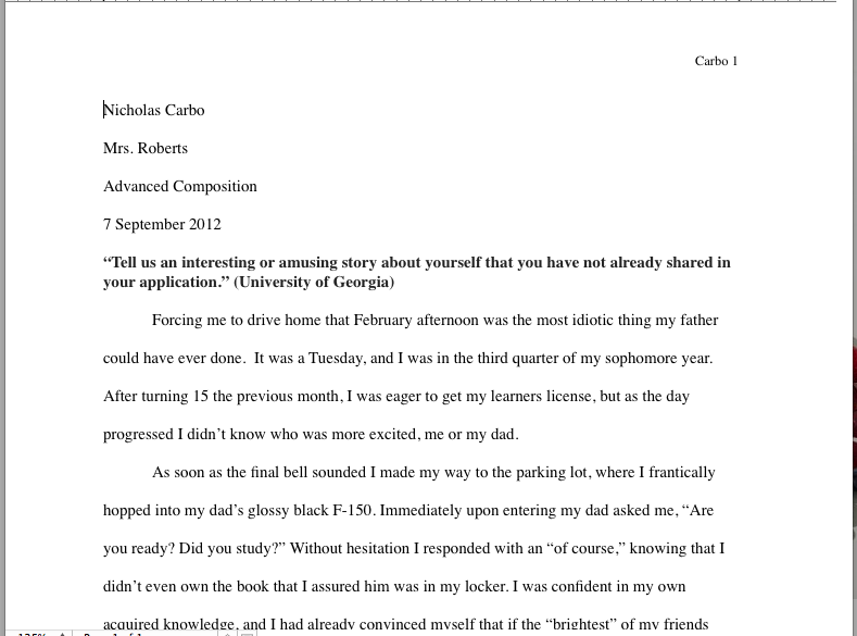 Best way format essay